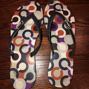 Coach Flip Flops
